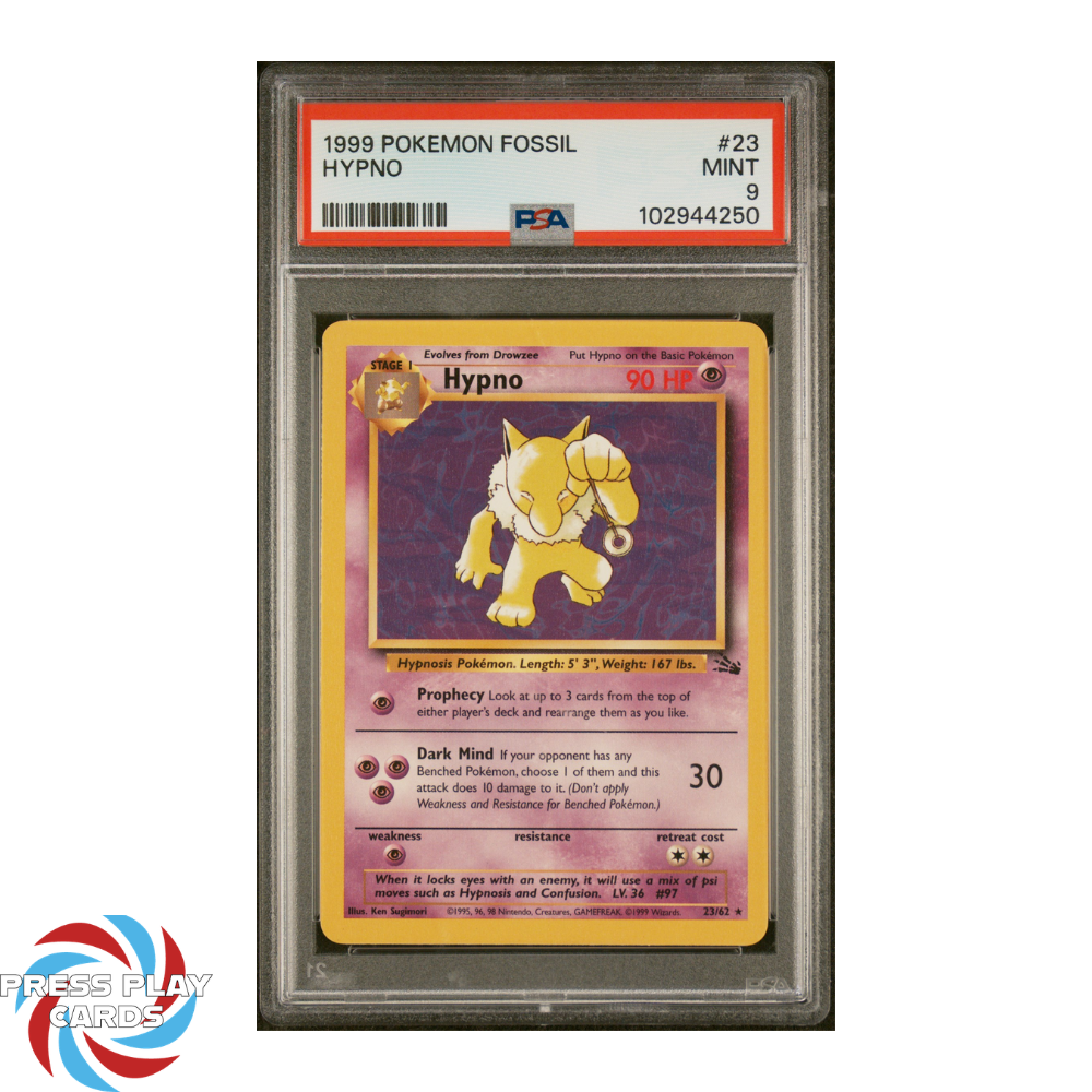 Hypno - Unlimited Fossil - PSA 9