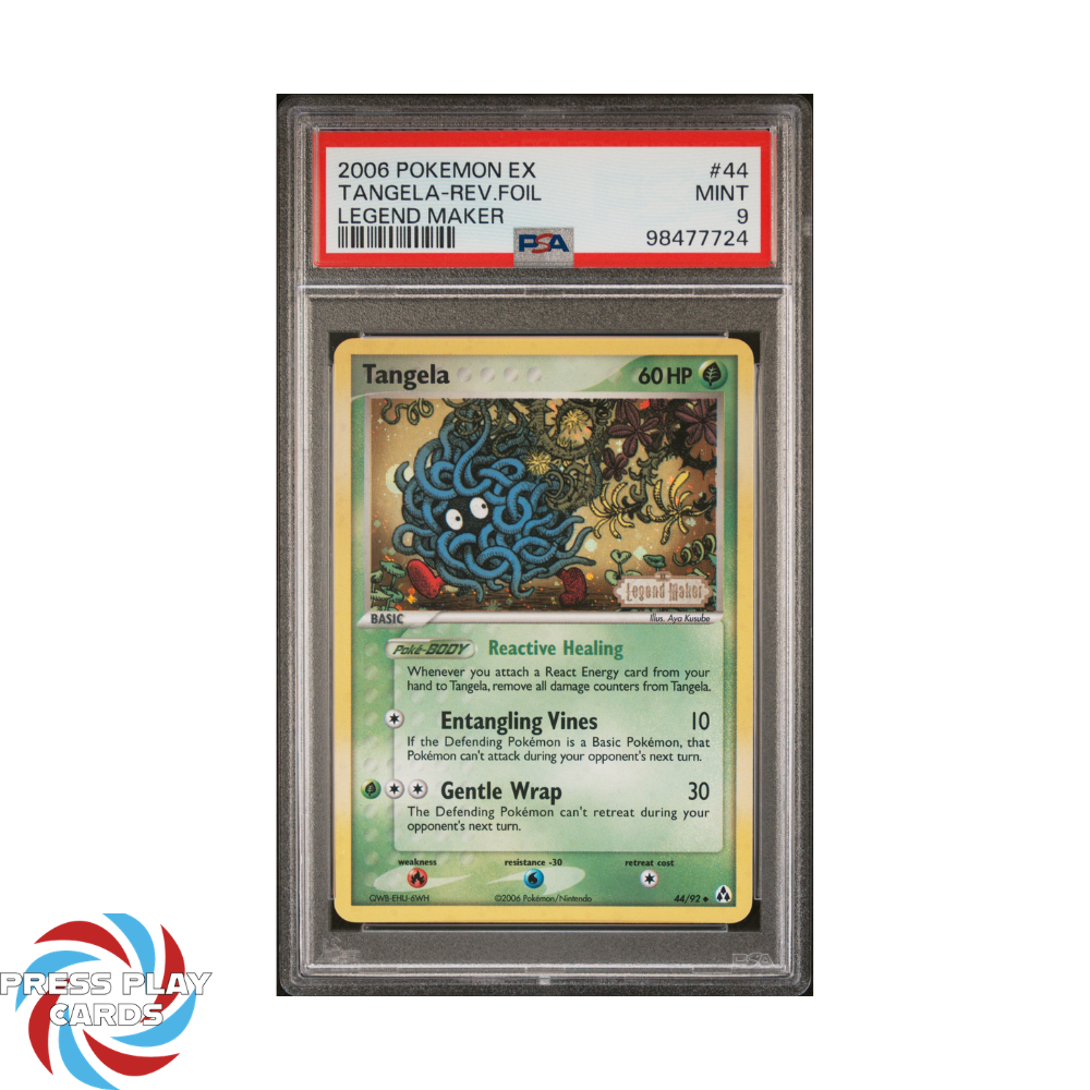 Tangela Reverse Holo - Legend Maker - (PSA 9)