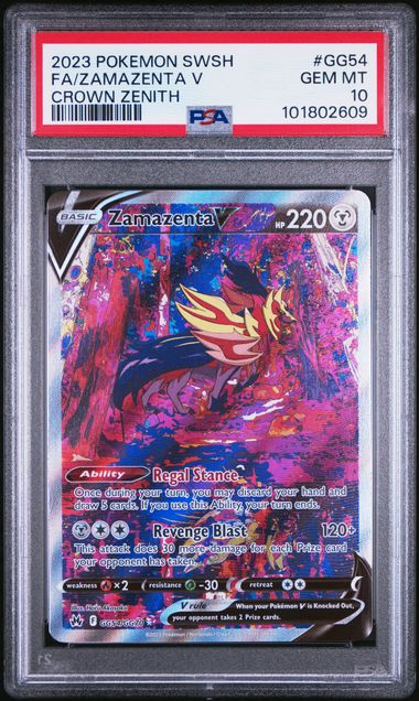 Zamazenta V - Crown Zenith - (PSA 10)
