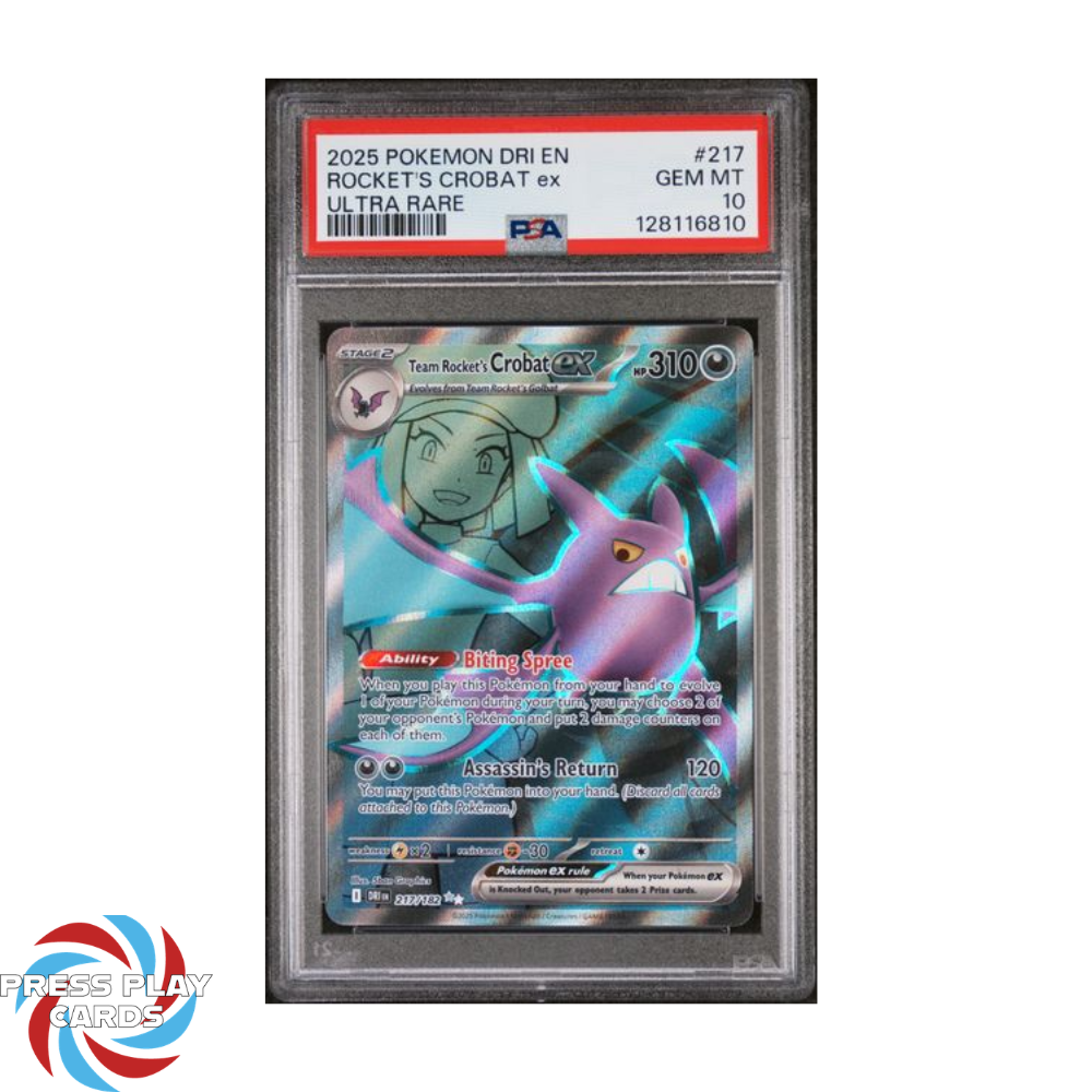 Team Rocket's Crobat ex - Destined Rivals - (PSA 10)