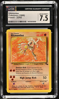 Hitmonlee - 1999 Fossil - (CGC Near Mint 7.5)