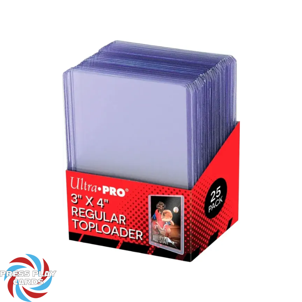 3" x 4" Clear Regular Toploaders (25ct) for Standard Size Cards